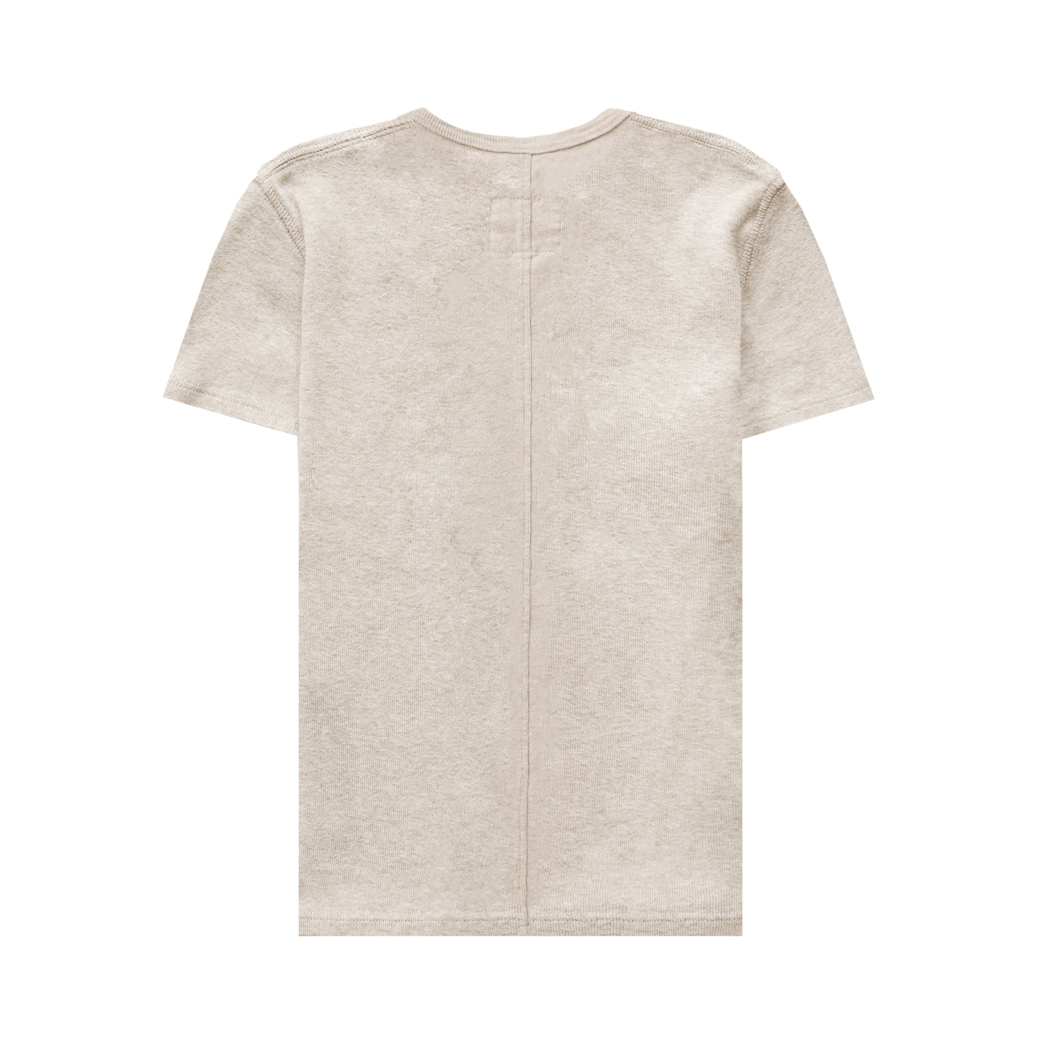 Made in Canada Fitted Rib Tee Oatmeal 100% Organic Cotton - Province of Canada