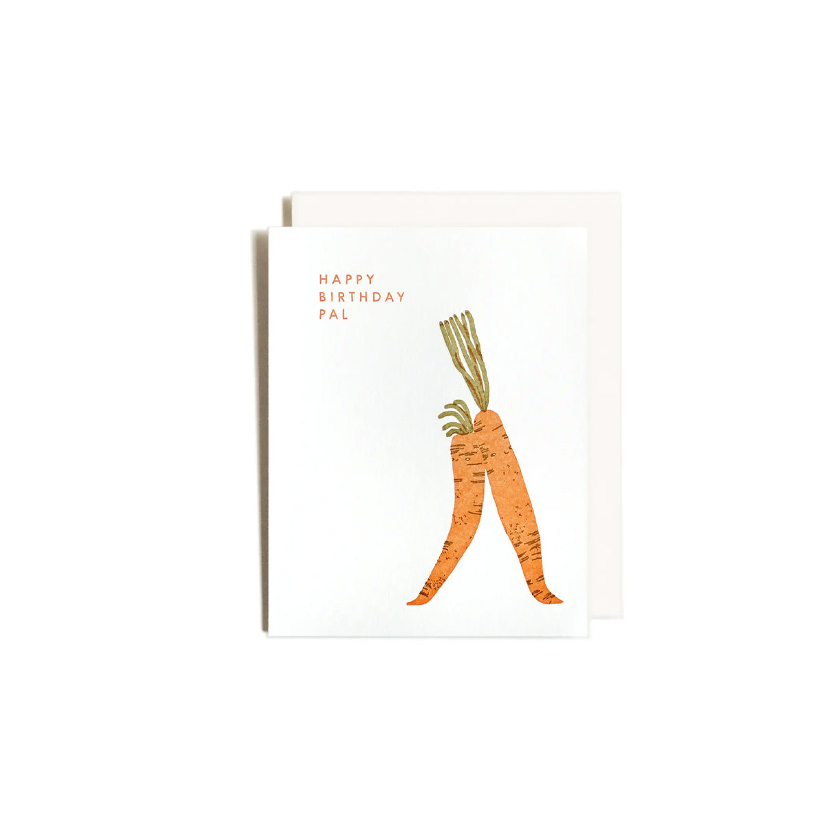 Birthday Pal Carrots Greeting Card- Made in Canada