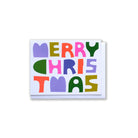 Block Letter Christmas Greeting Card- Made in Canada