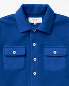 Reverse Fleece Overshirt Royal - Unisex - Made in Canada - Province of Canada