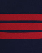 Made in Canada 100% Cotton Brackley Cushion Cover Scarlet and Navy - Province of Canada