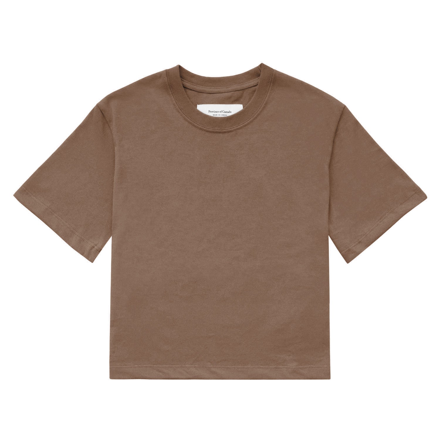 Made in Canada Monday Crop Top Cocoa Brown - Province of Canada