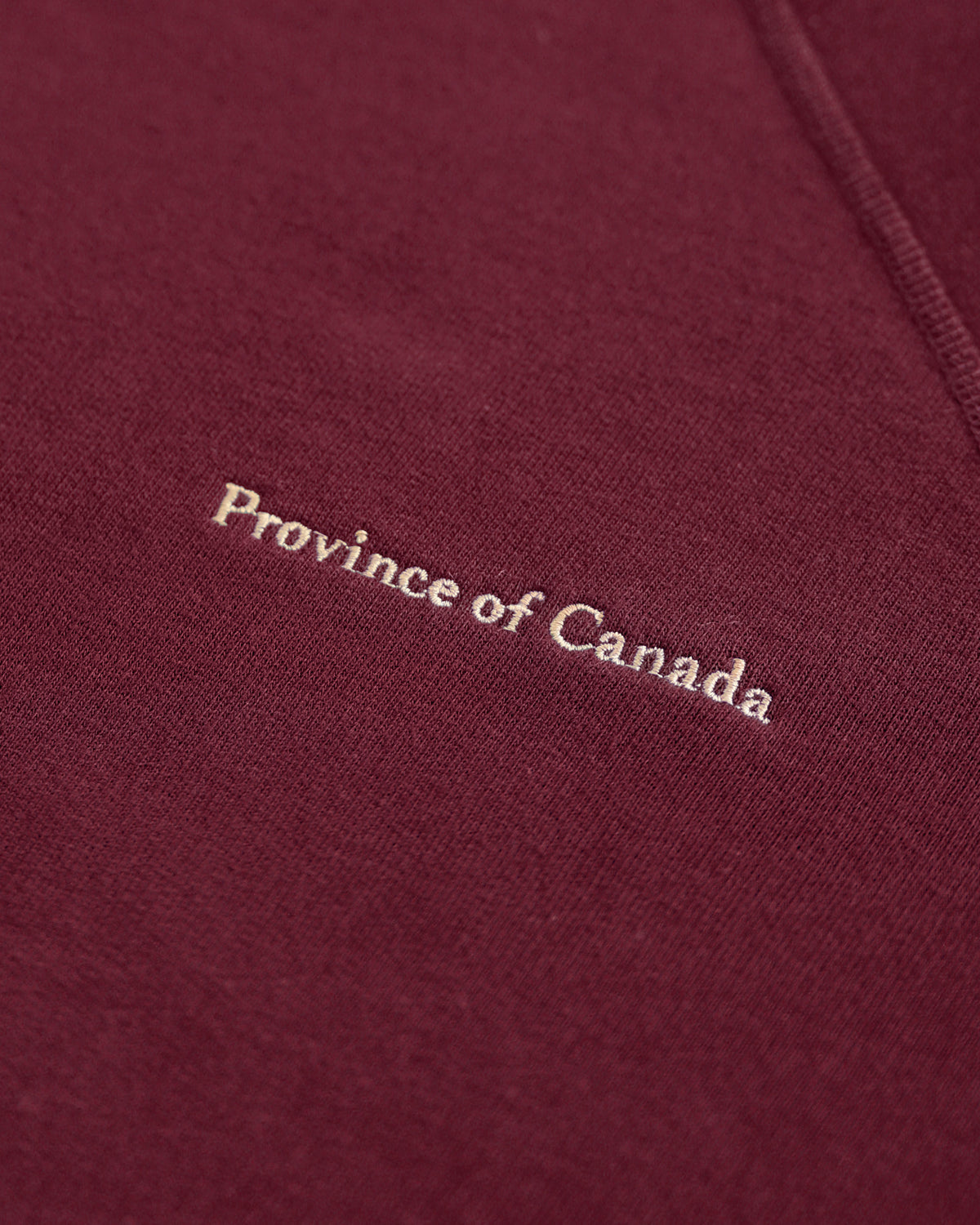 Made in Canada - French Terry Sweatshirt Burgundy - Unisex - Province of Canada