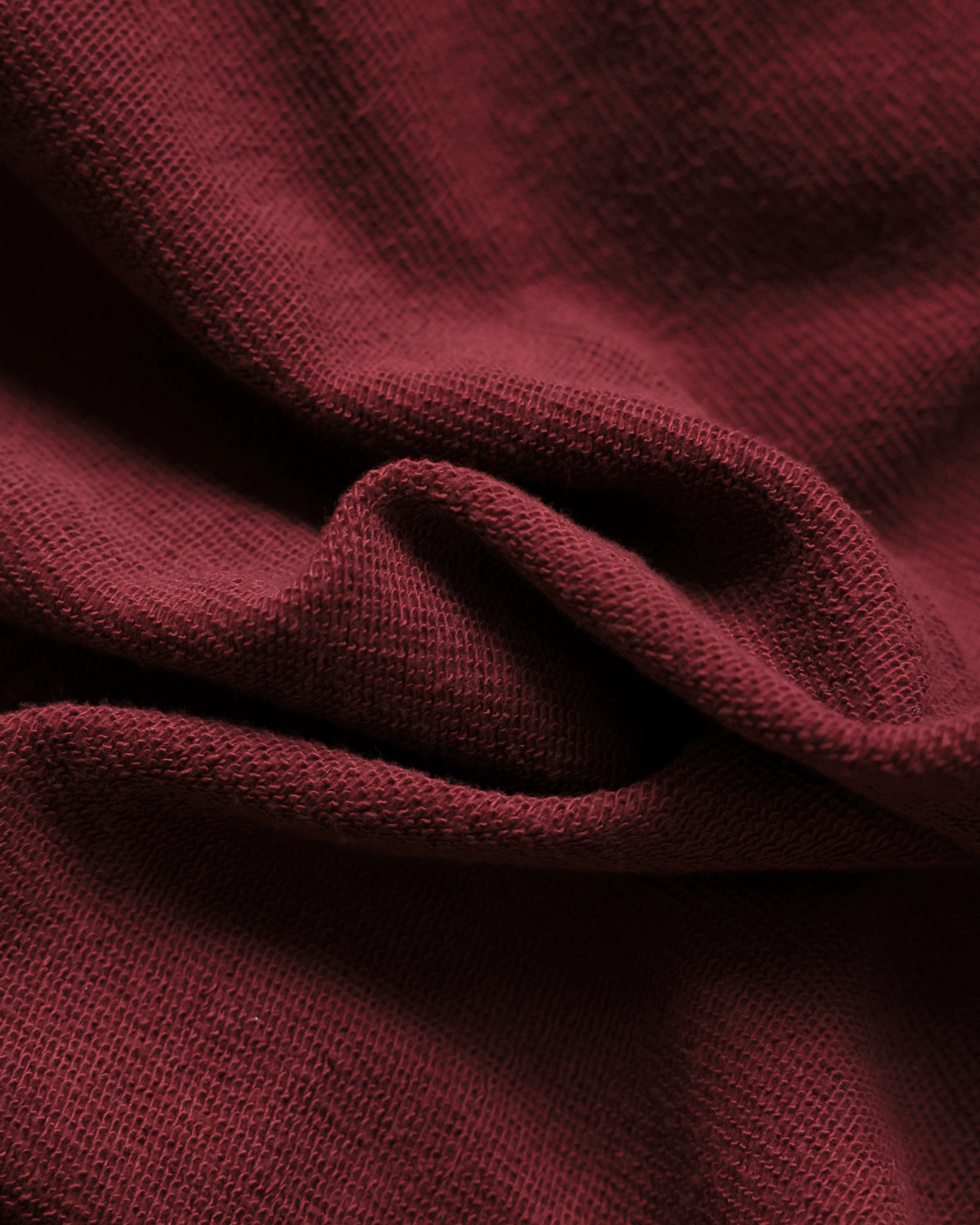 Made in Canada 100% Cotton French Terry Zip Hoodie Burgundy - Unisex - Province of Canada