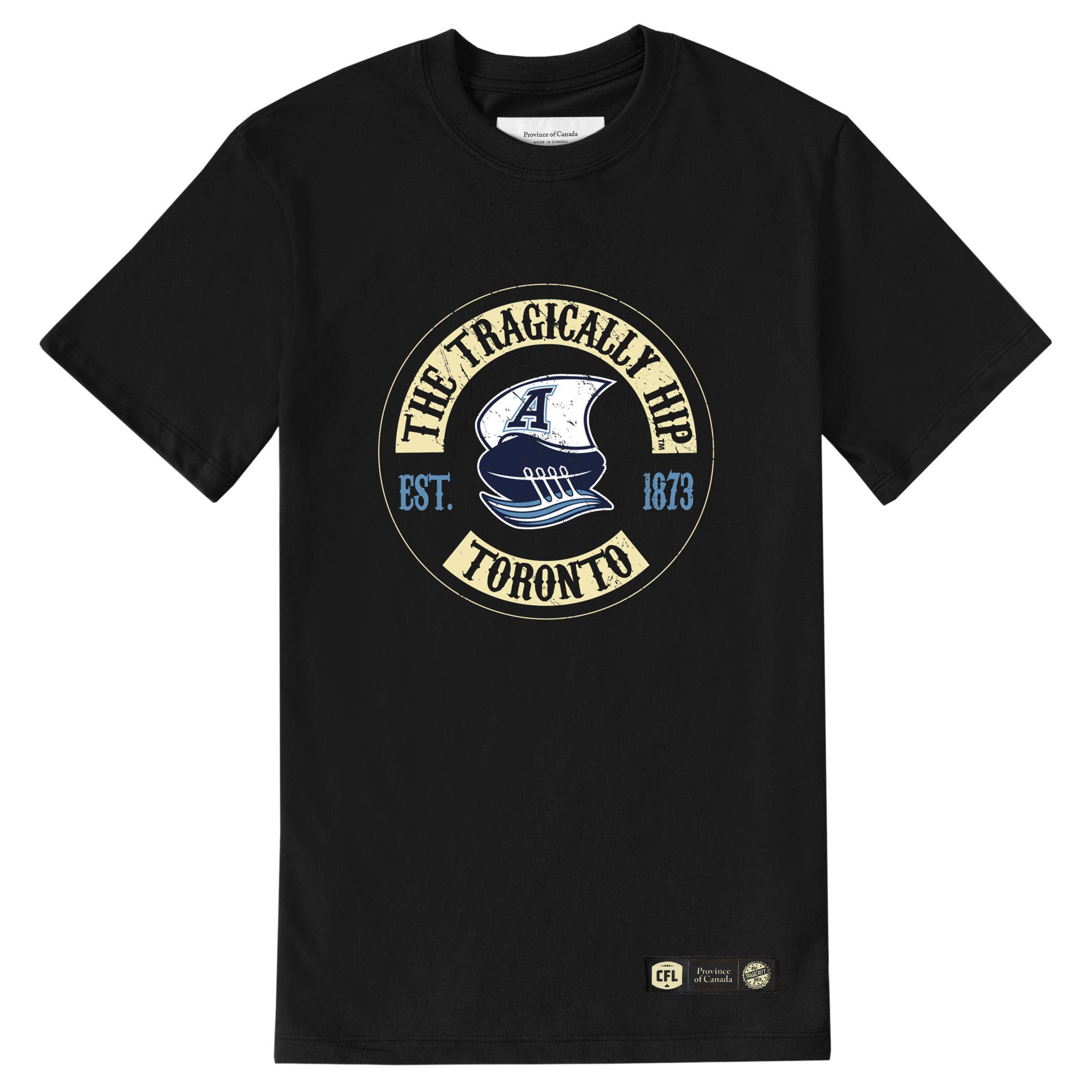 Made in Canada Toronto Argonauts CFL x The Tragically Hip Tee - Unisex - Province of Canada