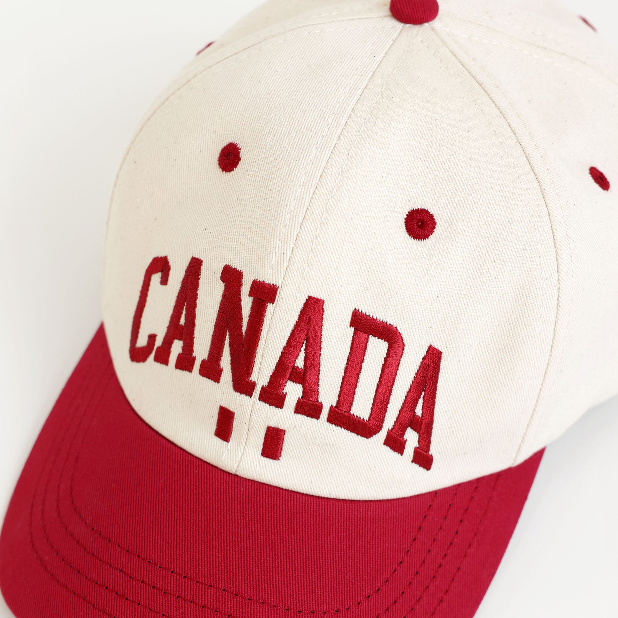 Made in Canada 100% Cotton Kids Canada Baseball Hat - Province of Canada