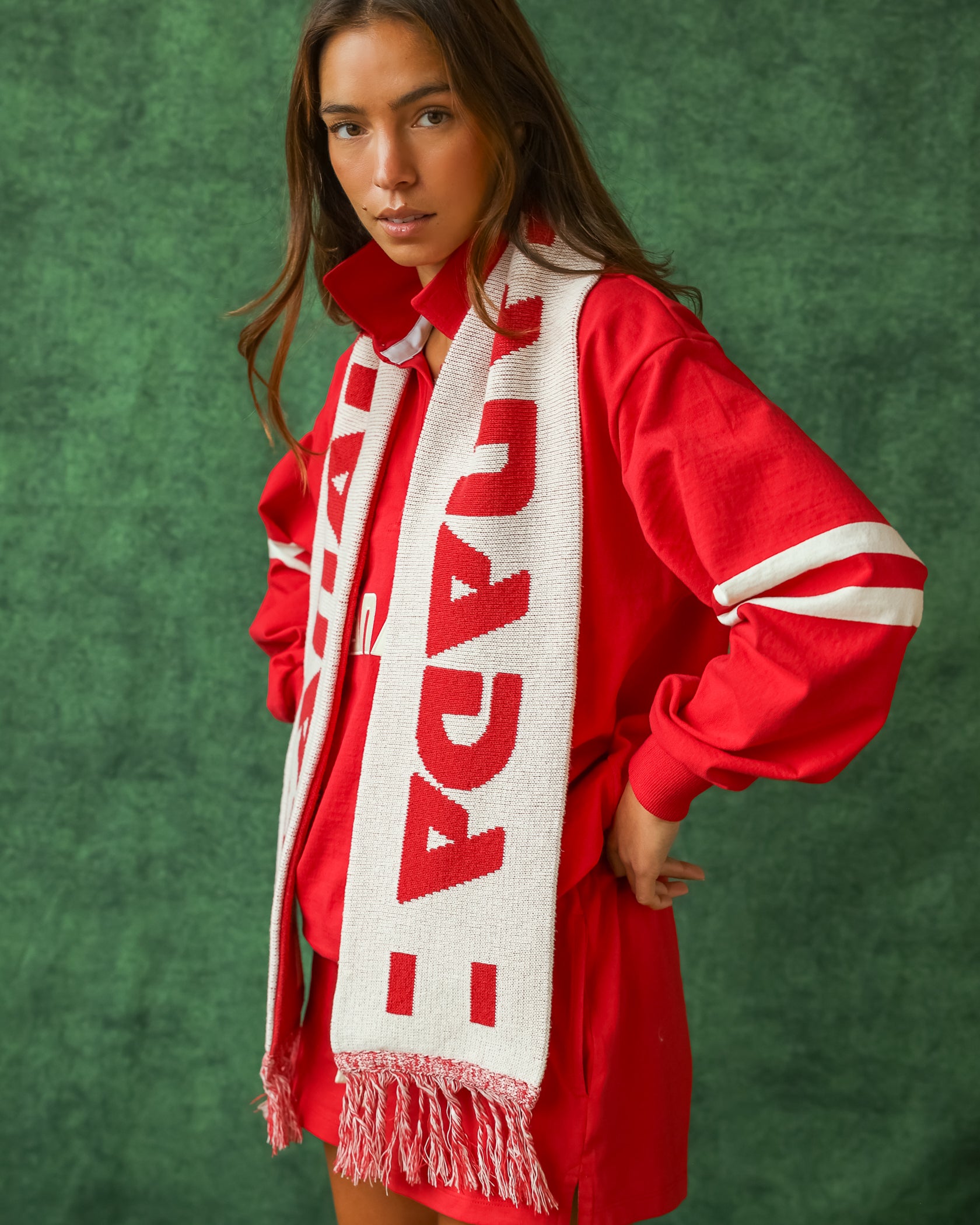 Made in Canada 100% Cotton Canada Soccer Knit Scarf - Unisex - Province of Canada