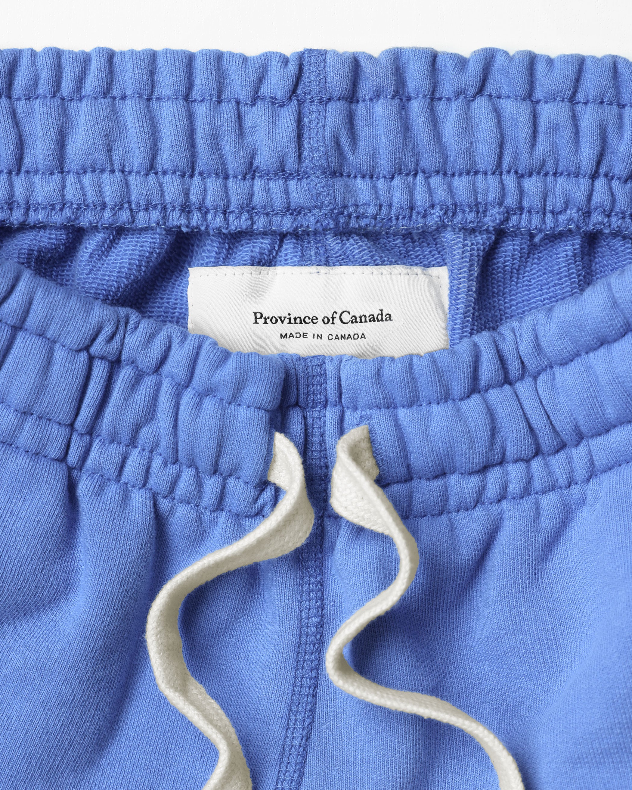 Made in Canada 100% Cotton Wide Leg French Terry Sweatpant Cerulean Blue - Unisex Province of Canada