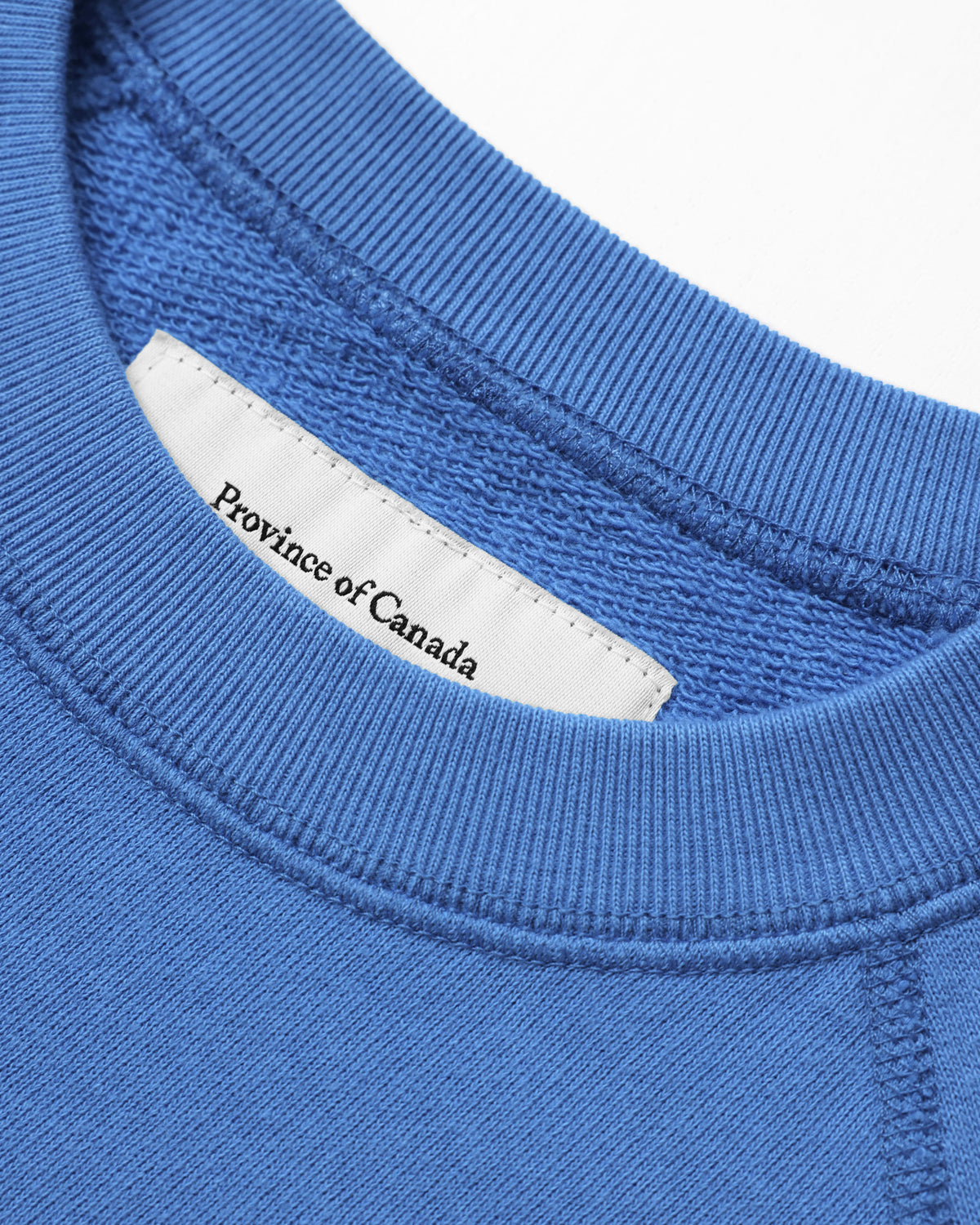 Made in Canada 100% Cotton French Terry Sweatshirt Cerulean Blue - Unisex - Province of Canada