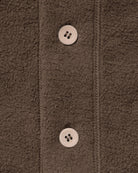 Reverse Fleece Overshirt Chestnut - Unisex - Made in Canada - Province of Canada