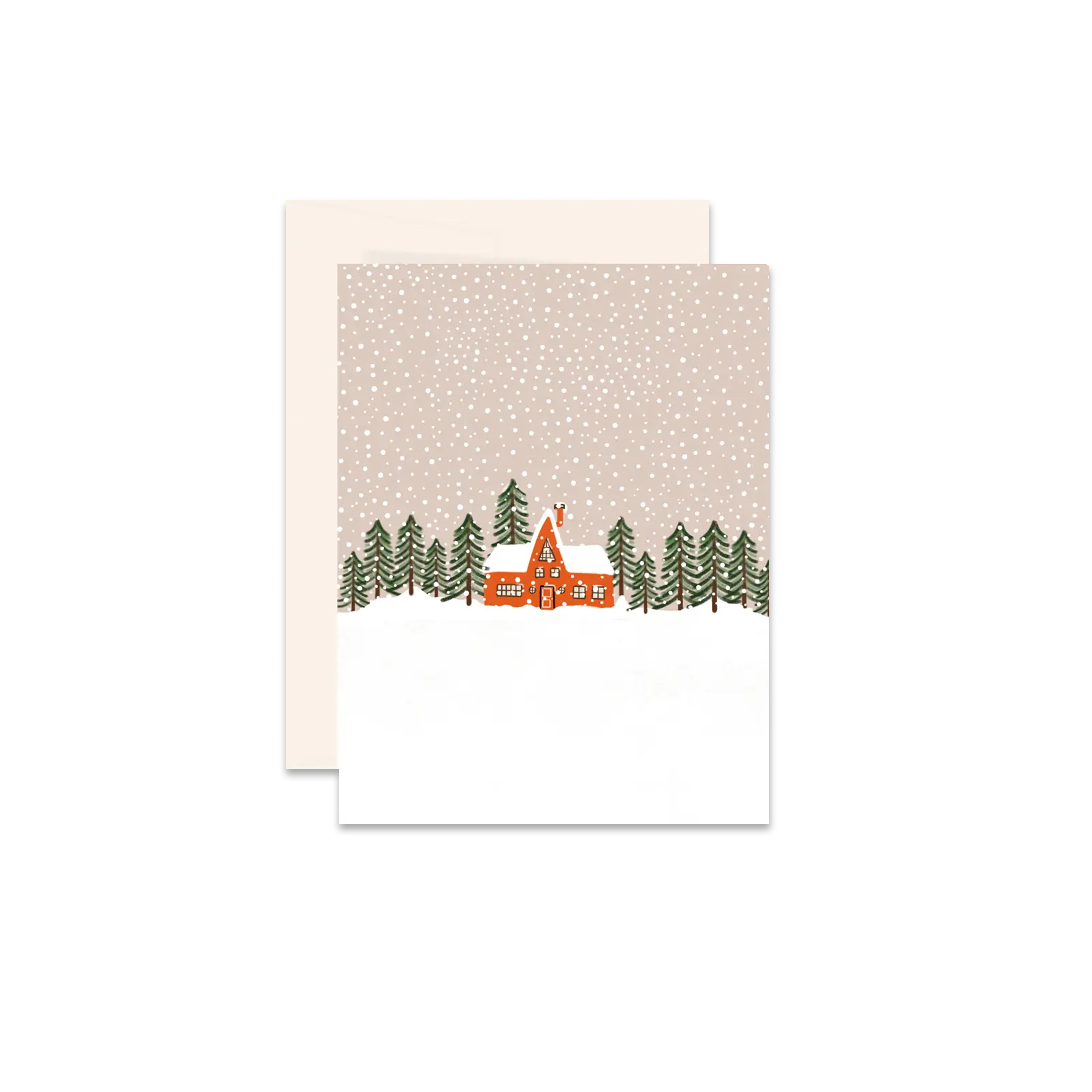 Christmas Cottage Greeting Card - Province of Canada