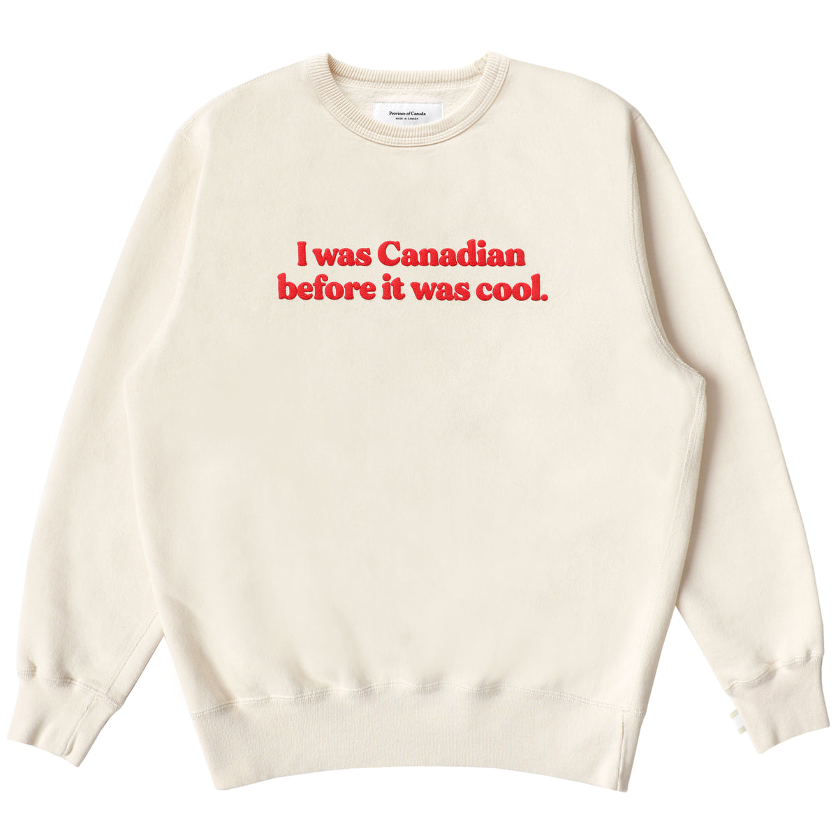 Cool Canadian Sweatshirt Cream - Unisex