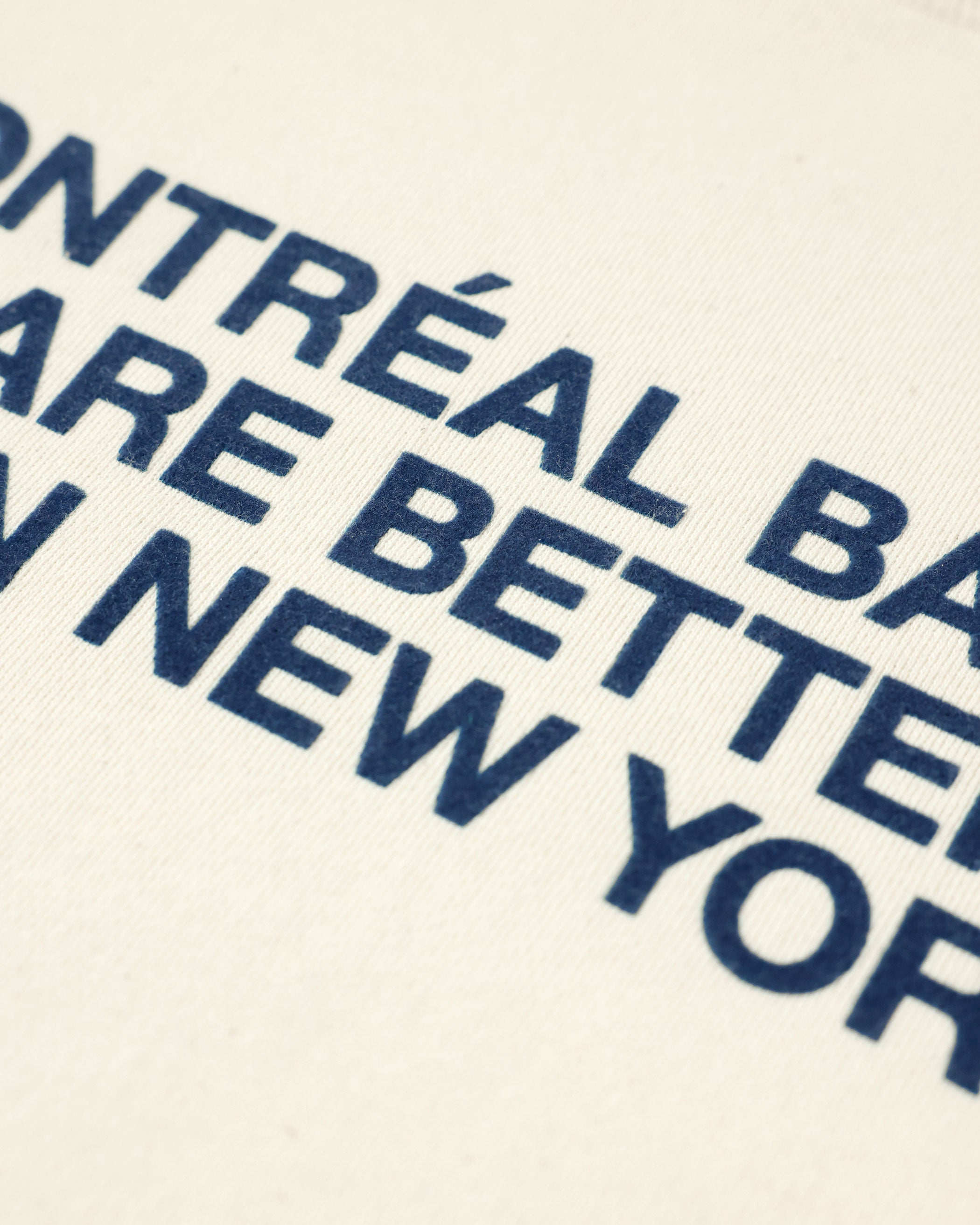 Made in Canada Montreal Bagels Sweatshirt Cream - Unisex - Province of Canada