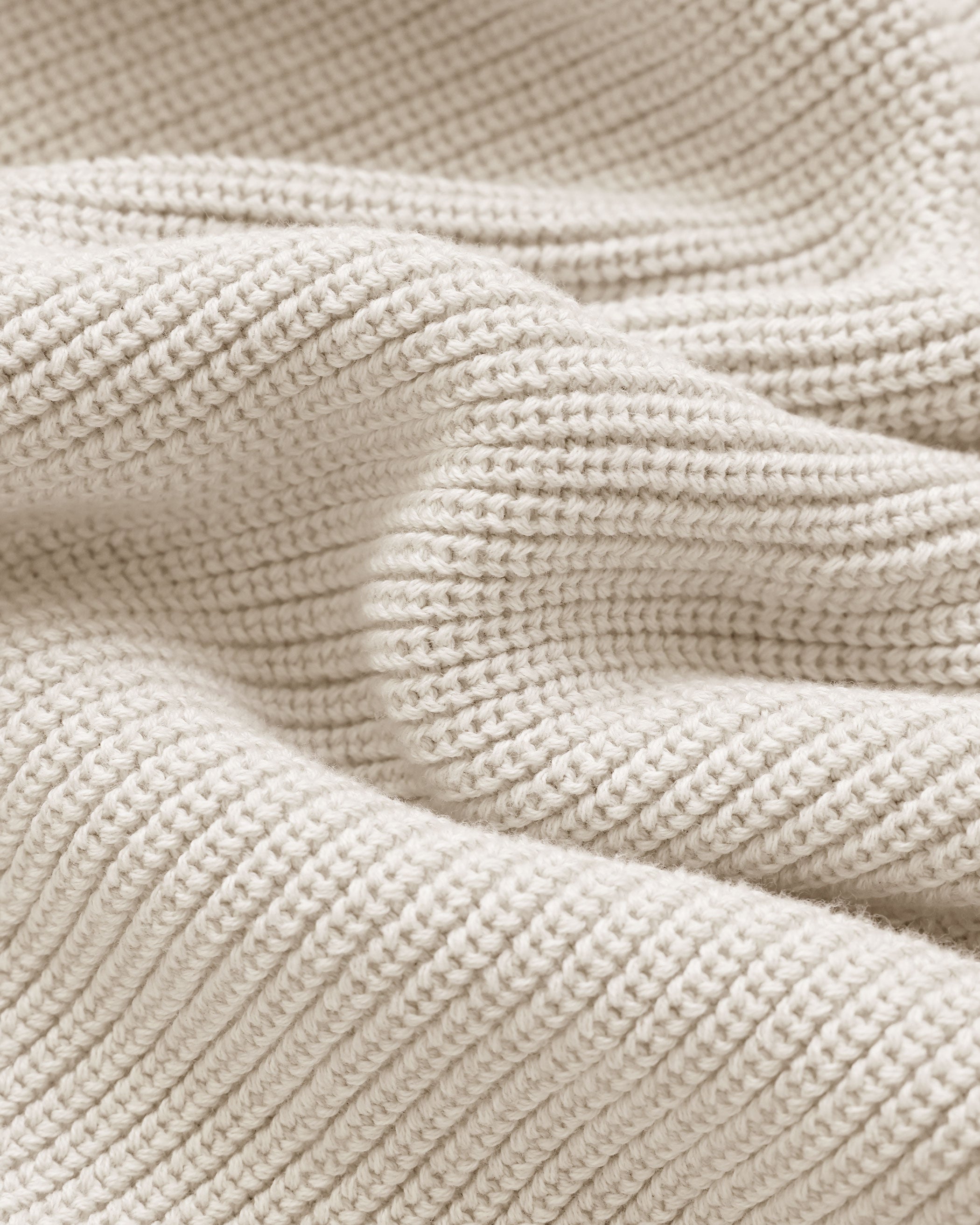 Made in Canada Cotton Knit Sweater Ecru 100% Cotton - Unisex - Province of Canada