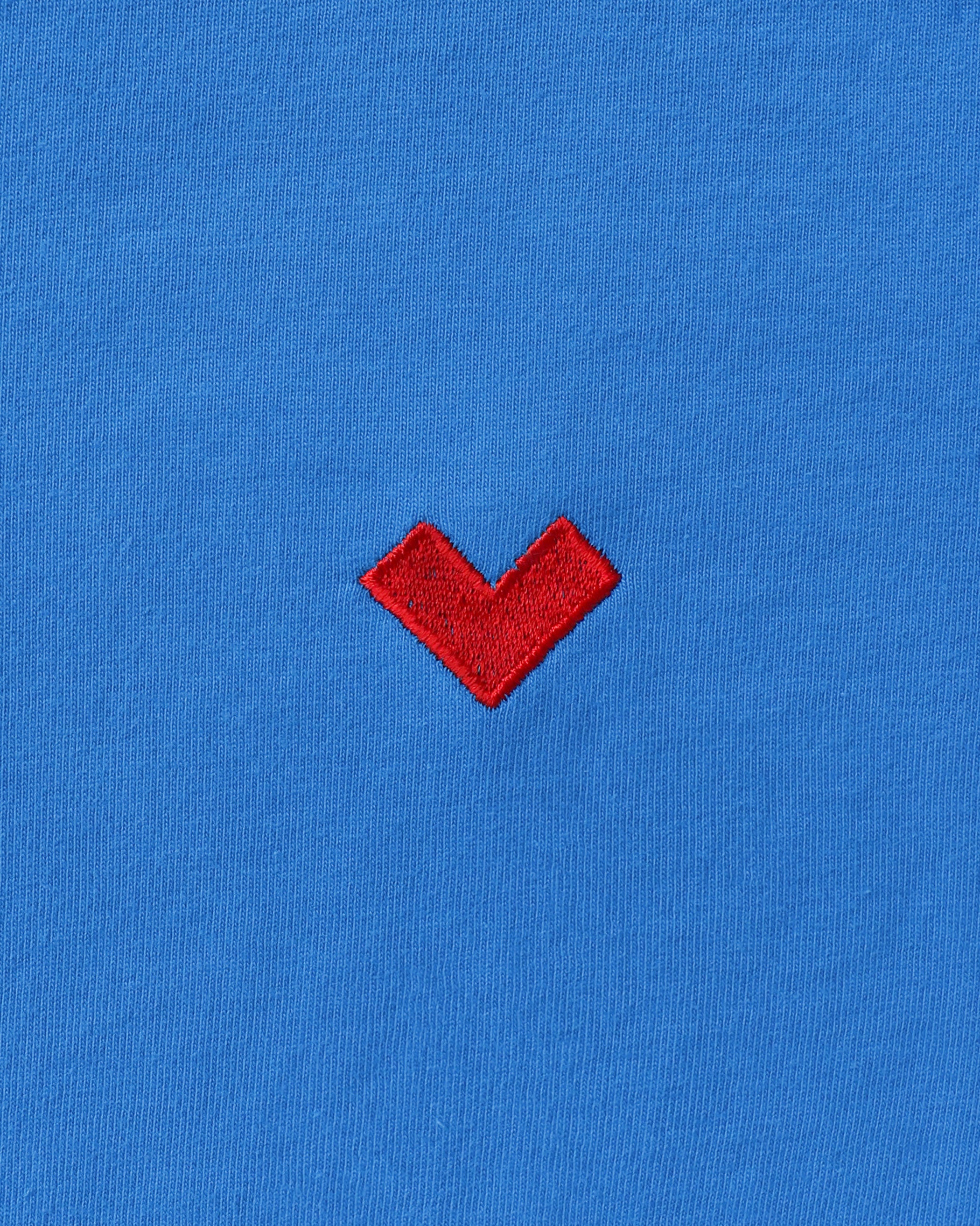 Made in Canada Organic Cotton Heart Tee Super Blue - Unisex - Province of Canada