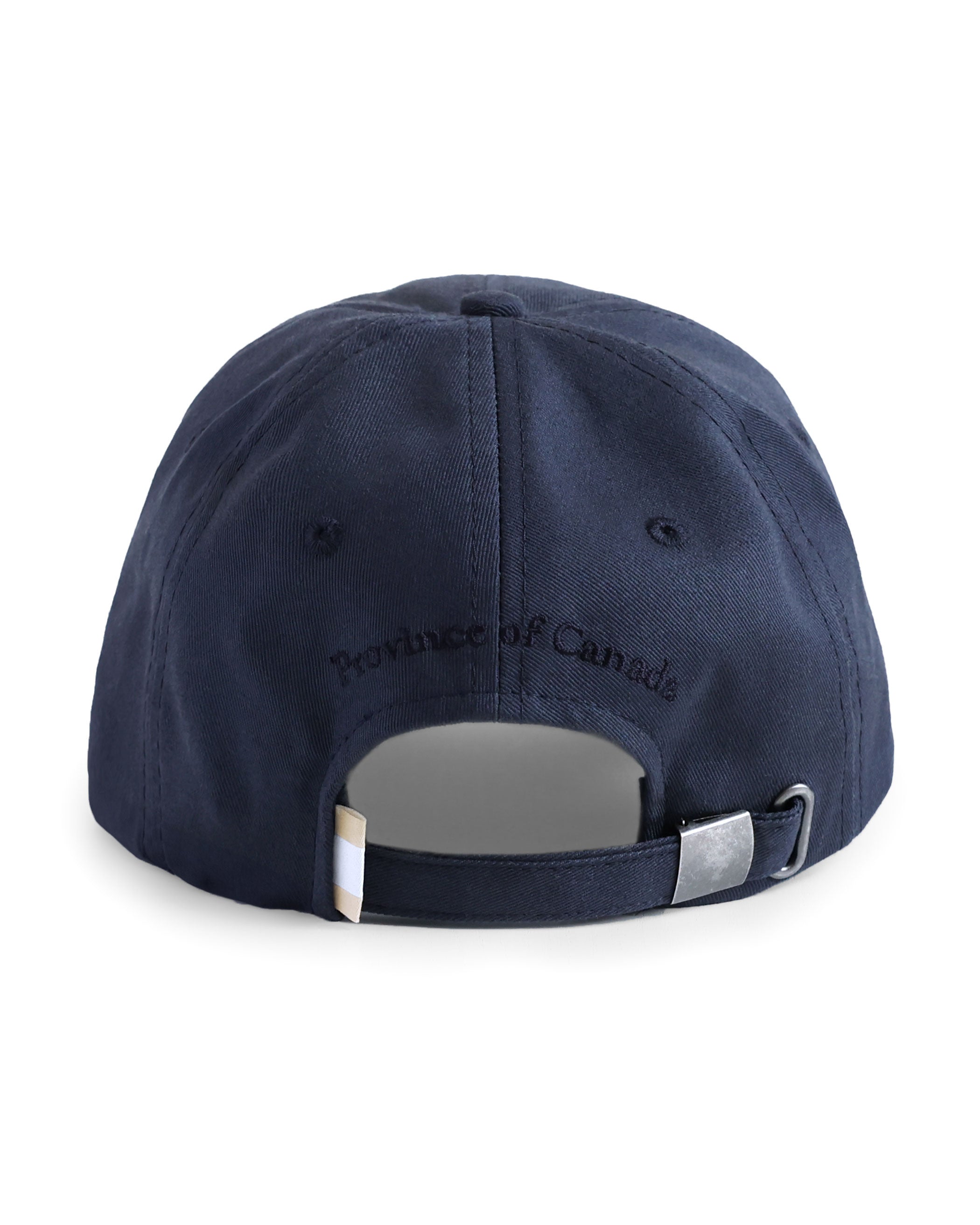 Made in Canada 100% Cotton Flag Baseball Hat Navy - Province of Canada