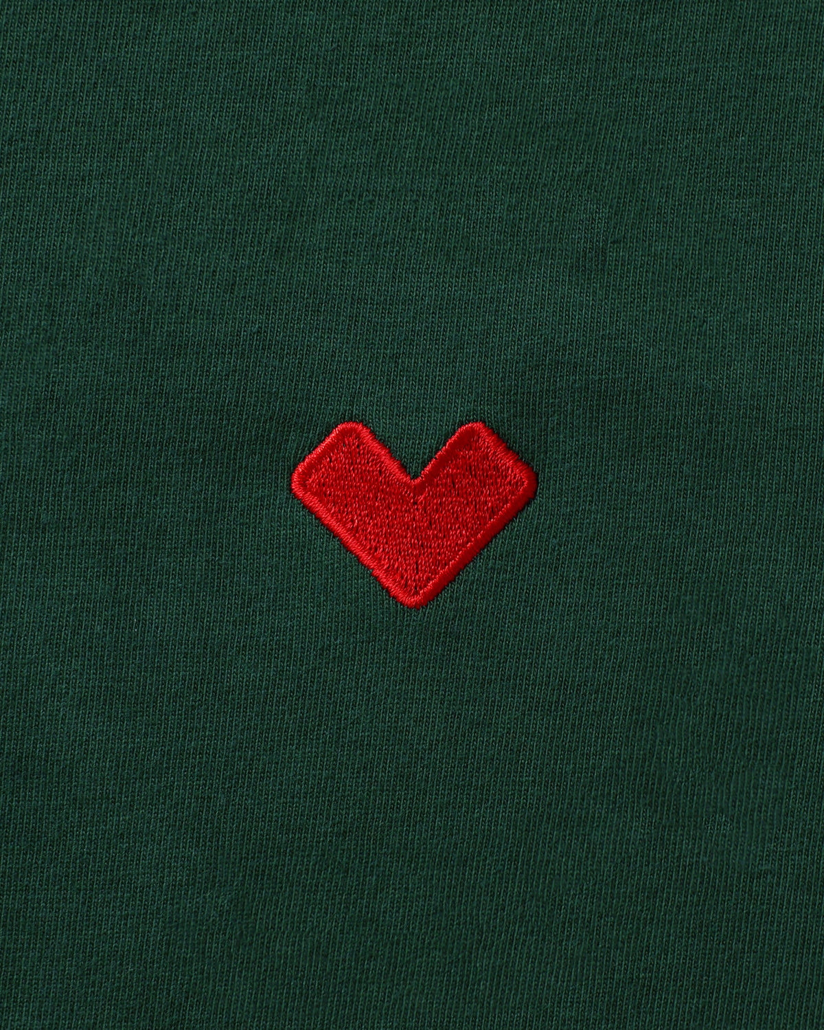 Made in Canada Organic Cotton Heart Tee Forest - Unisex - Province of Canada