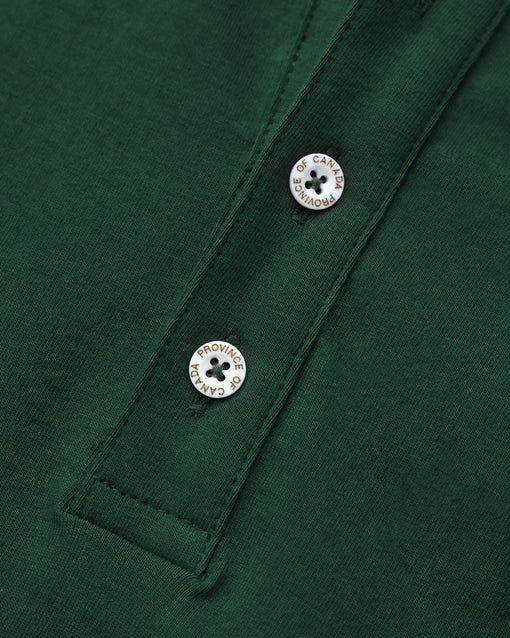 Made in Canada Sunday Polo Long Sleeve Dress Forest - Province of Canada