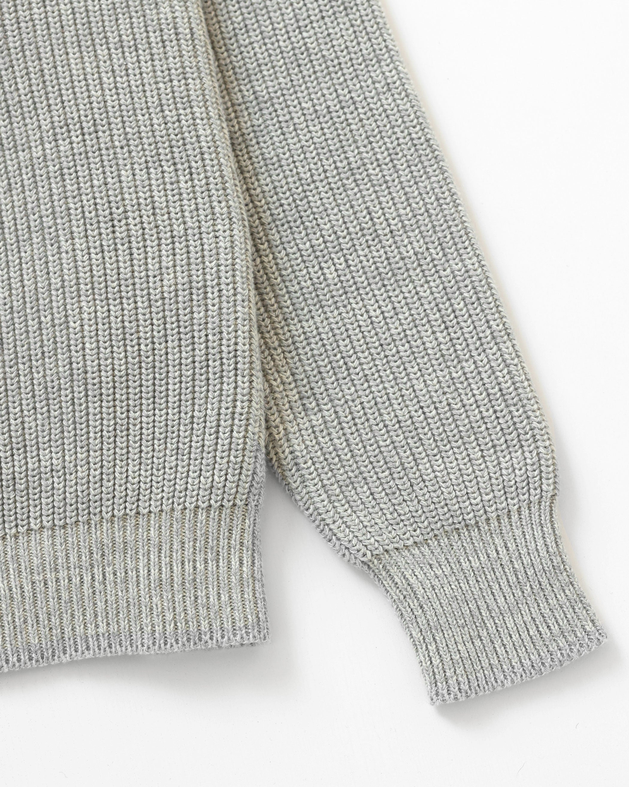Made in Canada 100% Cotton Cotton Knit Sweater Heather Grey - Unisex - Province of Canada