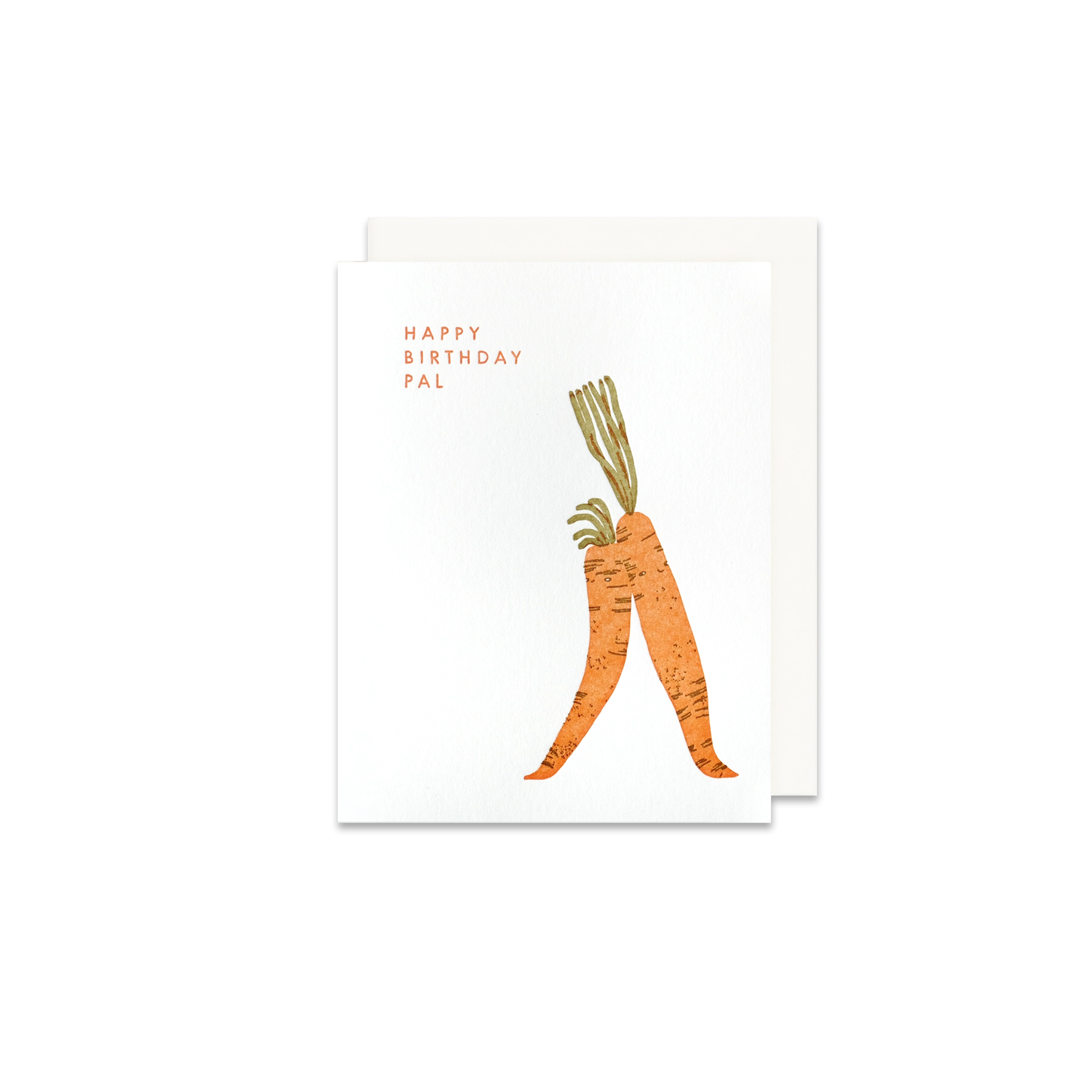 Birthday Pal Carrots Greeting Card- Made in Canada