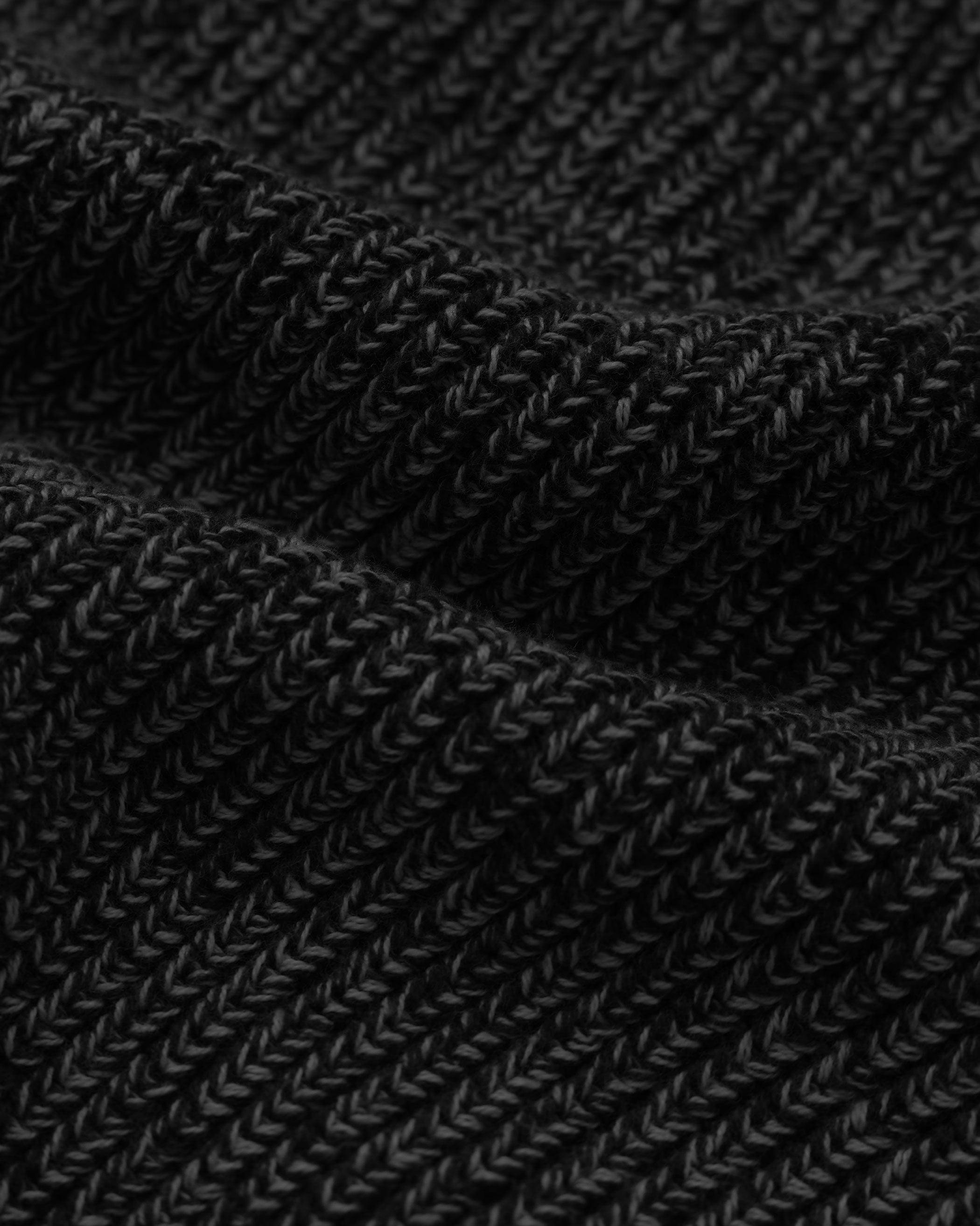 Made in Canada Cotton Knit Sweater Heather Black 100% Cotton - Unisex - Province of Canada