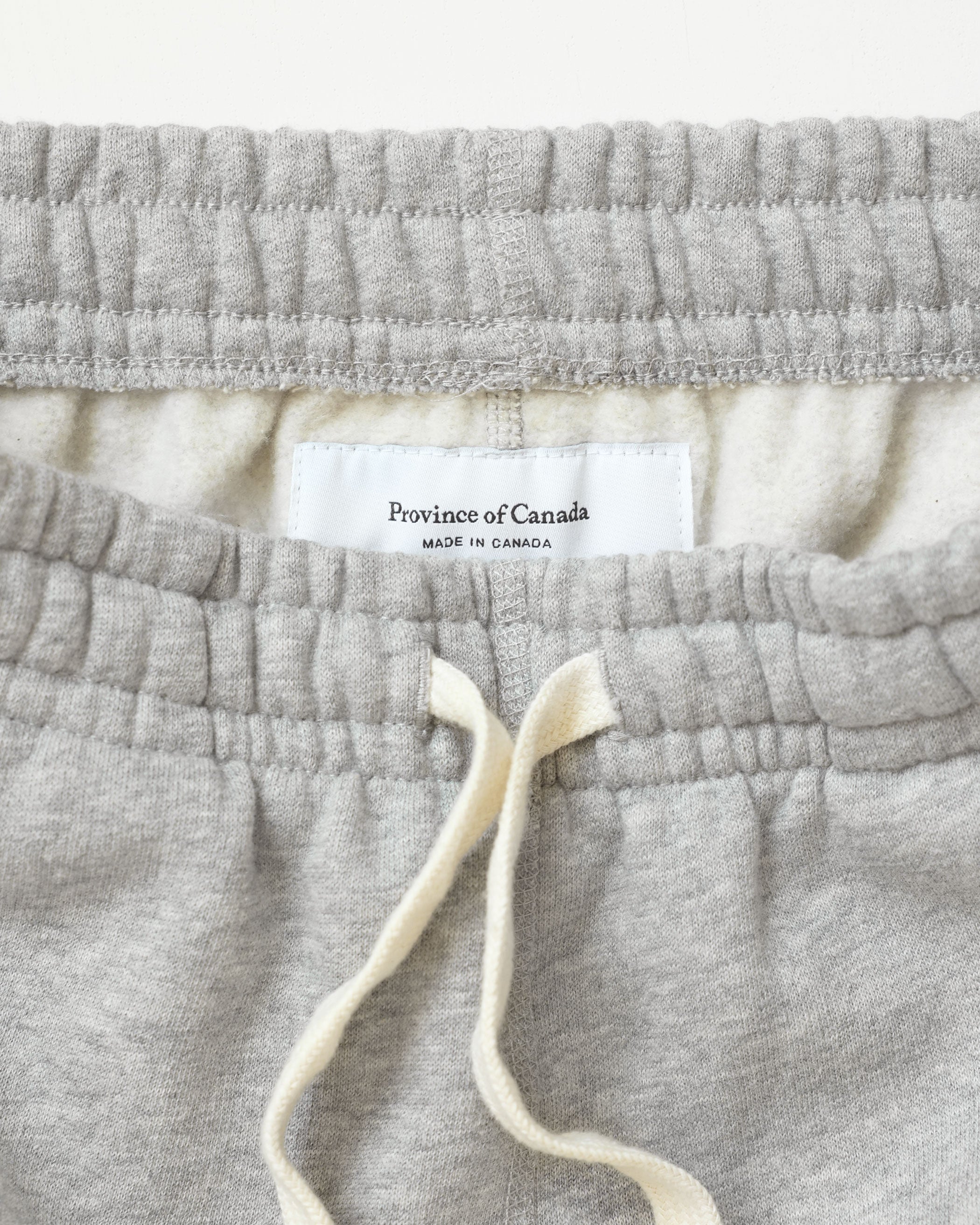 Made in Canada Club Fleece Stripe Sweatpants Heather Grey - Unisex - Province of Canada