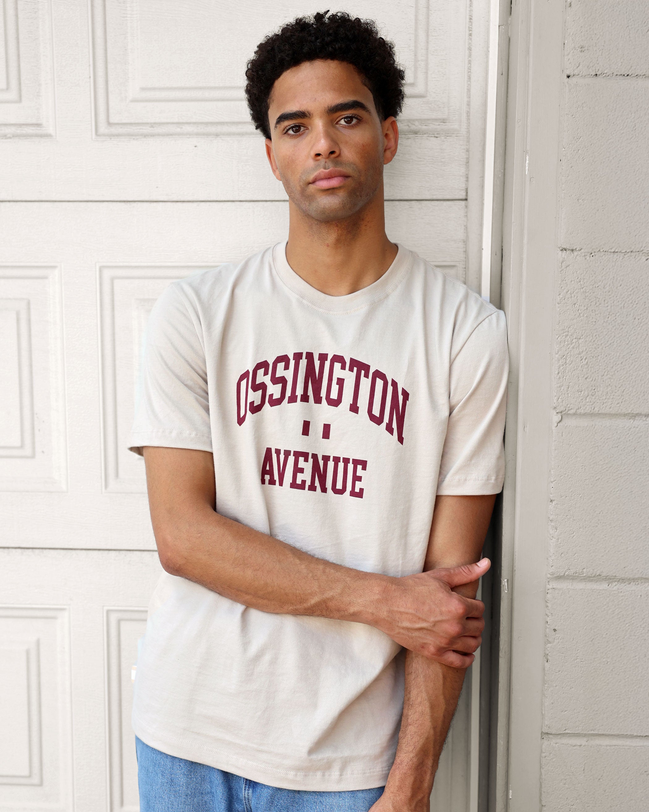 Made in Canada 100% Organic Cotton Tee Ossington Puty Taupe - Province of Canada Unisex