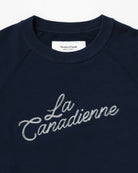 Made in Canada 100% Cotton La Canadienne Sweatshirt Navy Blue - Womens - Province of Canada