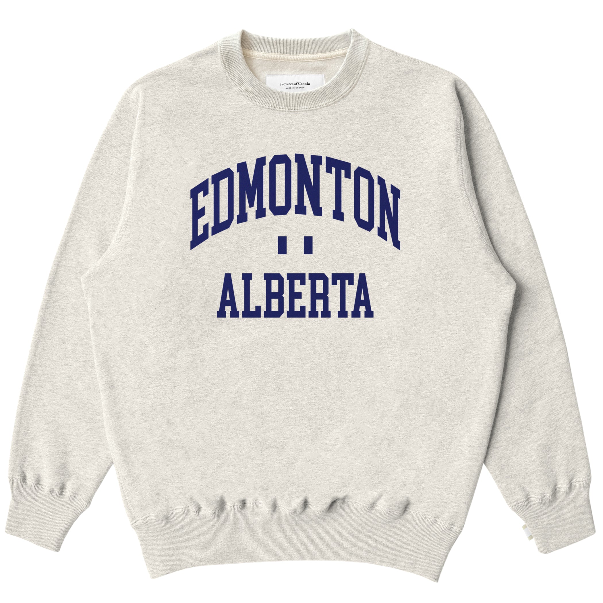 Made in Canada Edmonton Fleece Sweatshirt Heather Grey - Unisex - Province of Canada