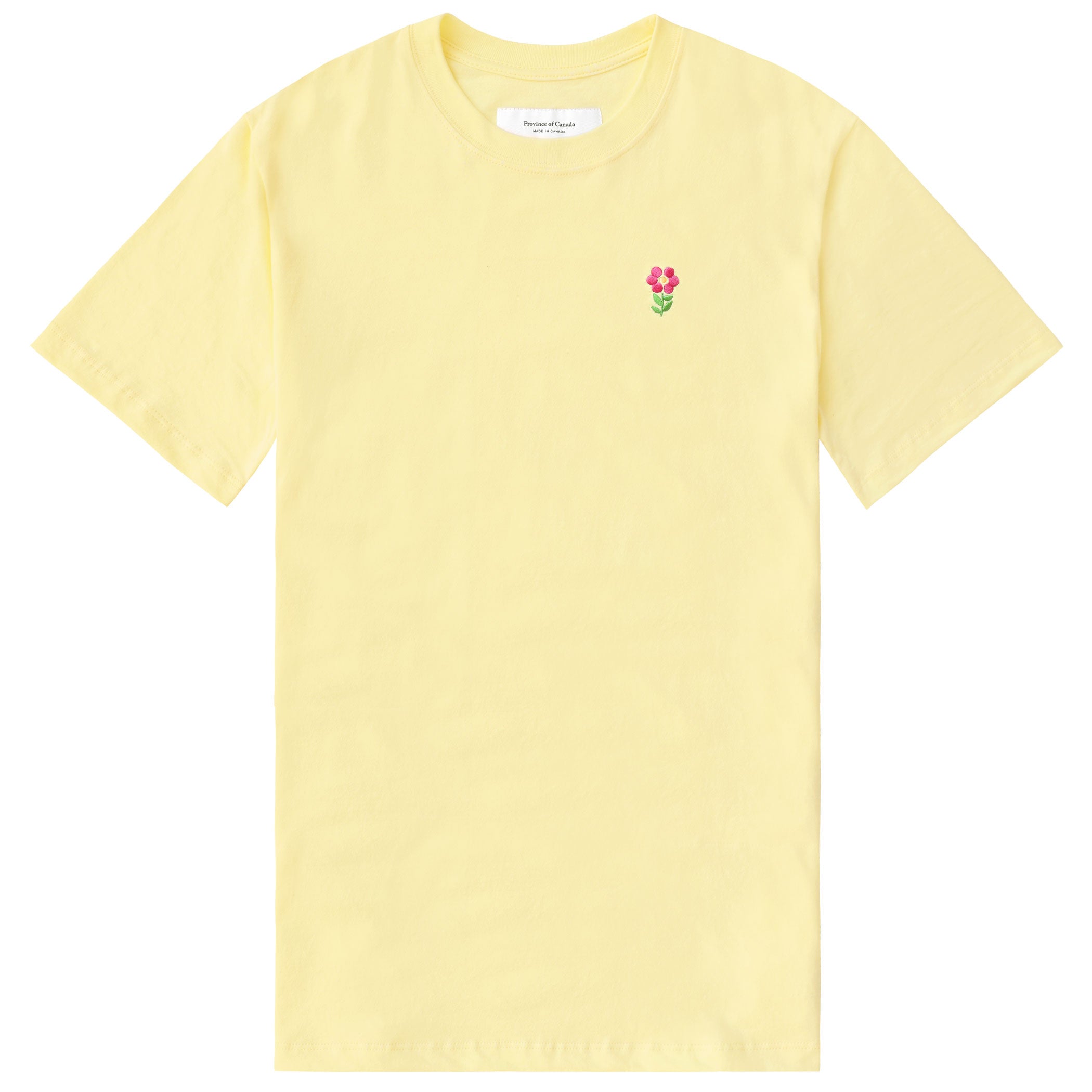 Made in Canada Organic Cotton Floral Butter Tee - Unisex - Province of Canada