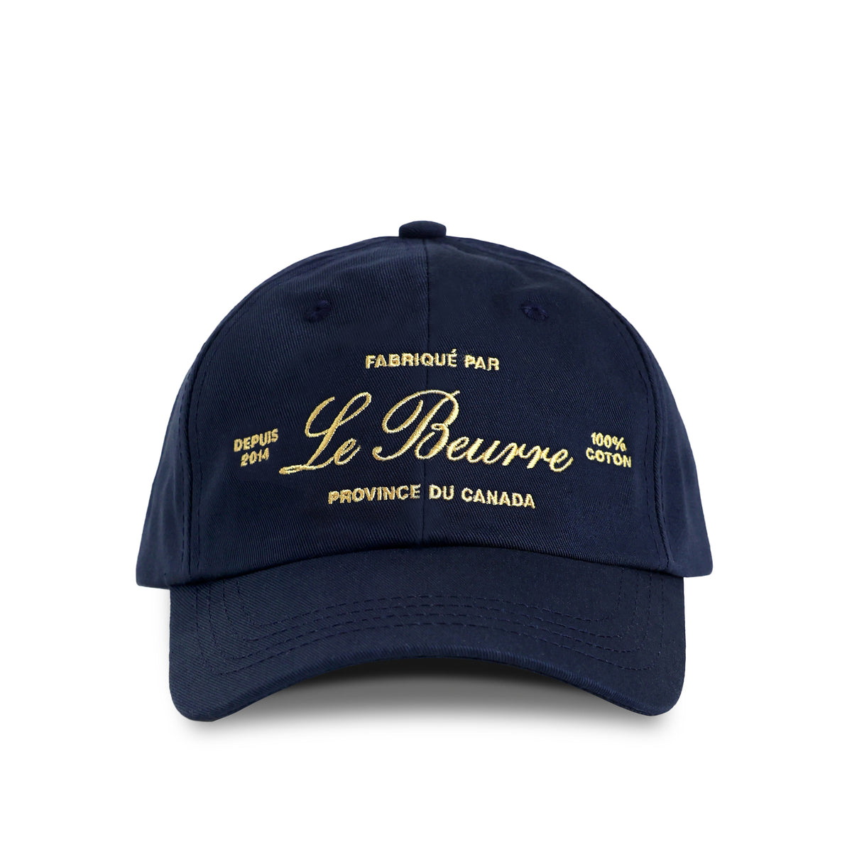 Made in Canada - Le Beurre Baseball Hat Navy - Province of Canada
