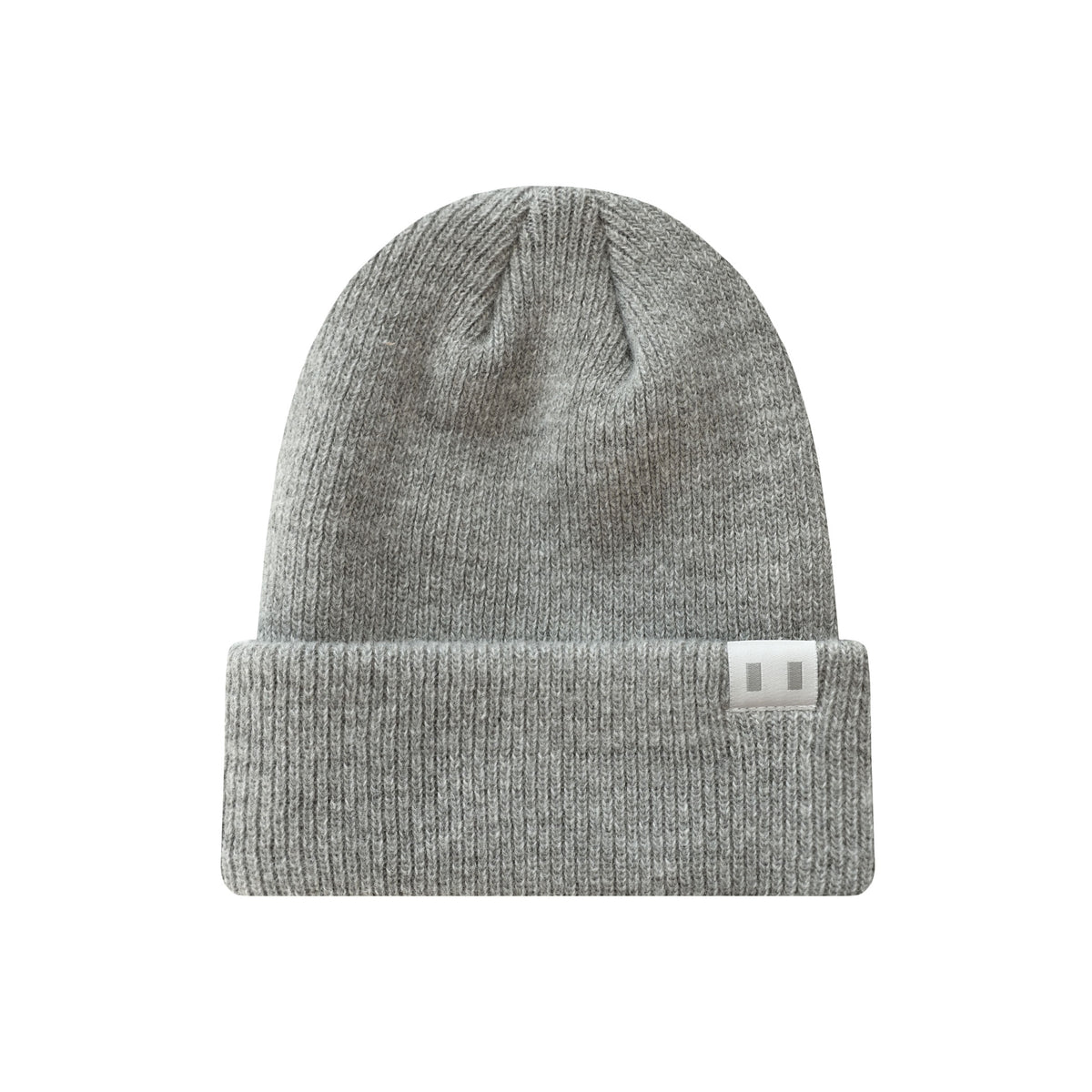 Made in Canada - Cashmere Wool Rib Toque Light Grey - Province of Canada
