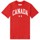 Made in Canada Organic Cotton Canada Day T-Shirt Tee Tart Red - Unisex - Province of Canada