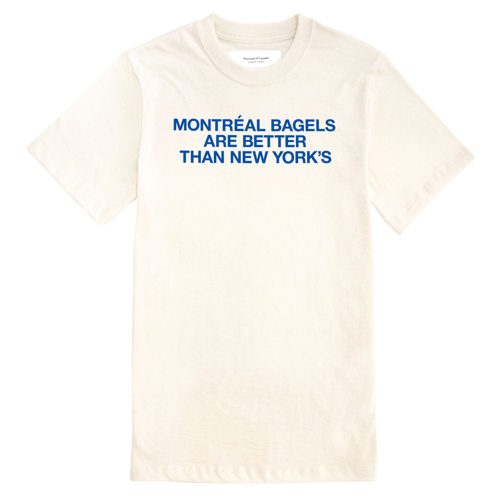 ONEITA Bruegger's Bagel Bakery Tシャツ 80s Montreal Bagels Tee Natural - Unisex - Province of Canada - Made