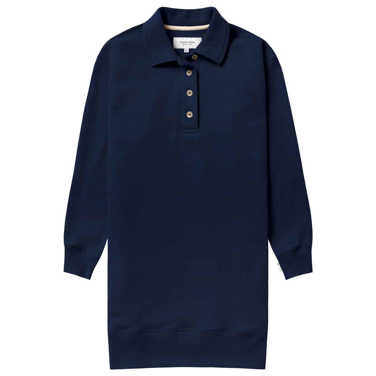 Sweater Dress Navy - Made in Canada - Province of Canada