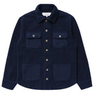 Made in Canada 100% Cotton Reverse Fleece Overshirt Light-Jacket Navy - Unisex - Province of Canada