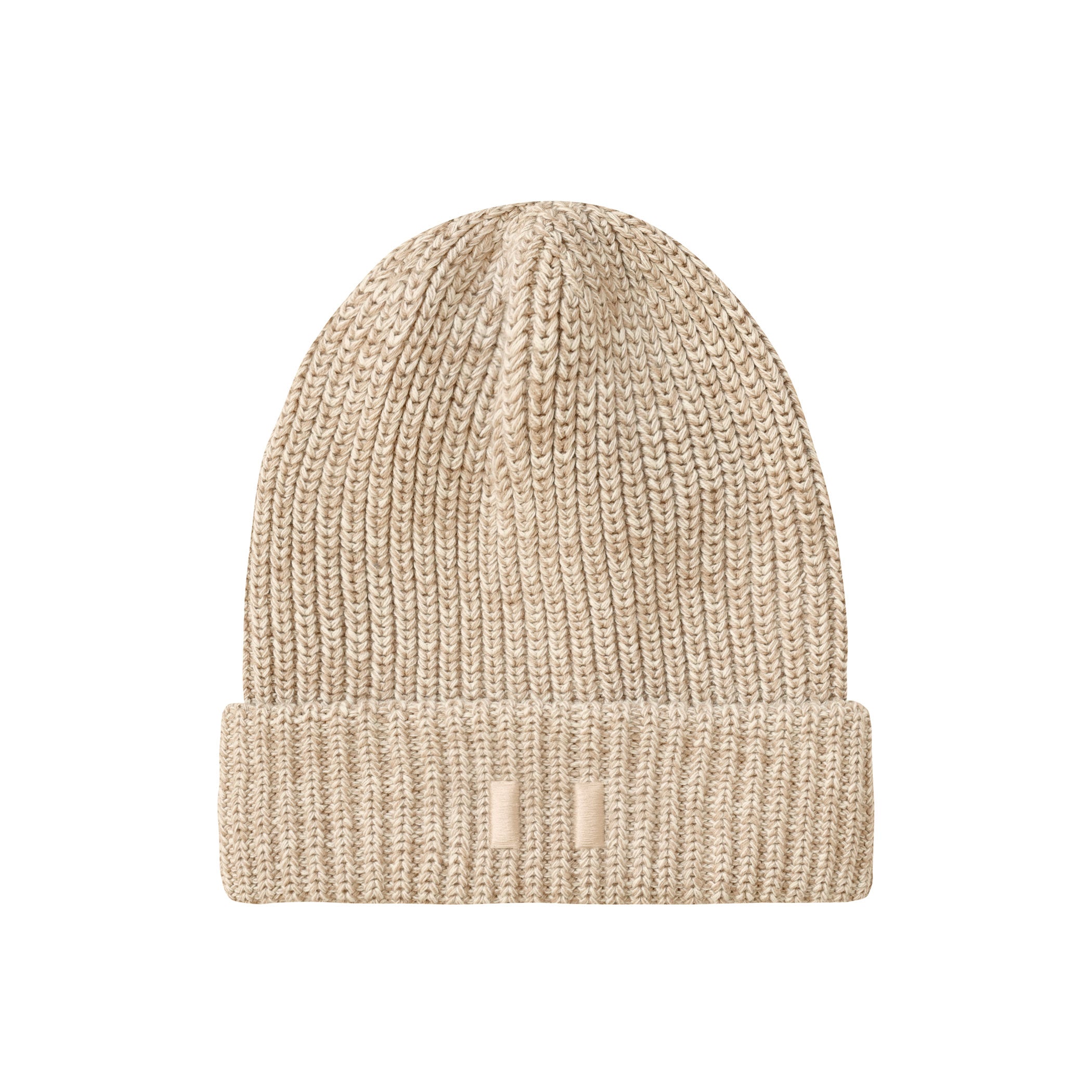 Made in Canada 100% Cotton Flag Cotton Knit Toque Heather Beige - Province of Canada