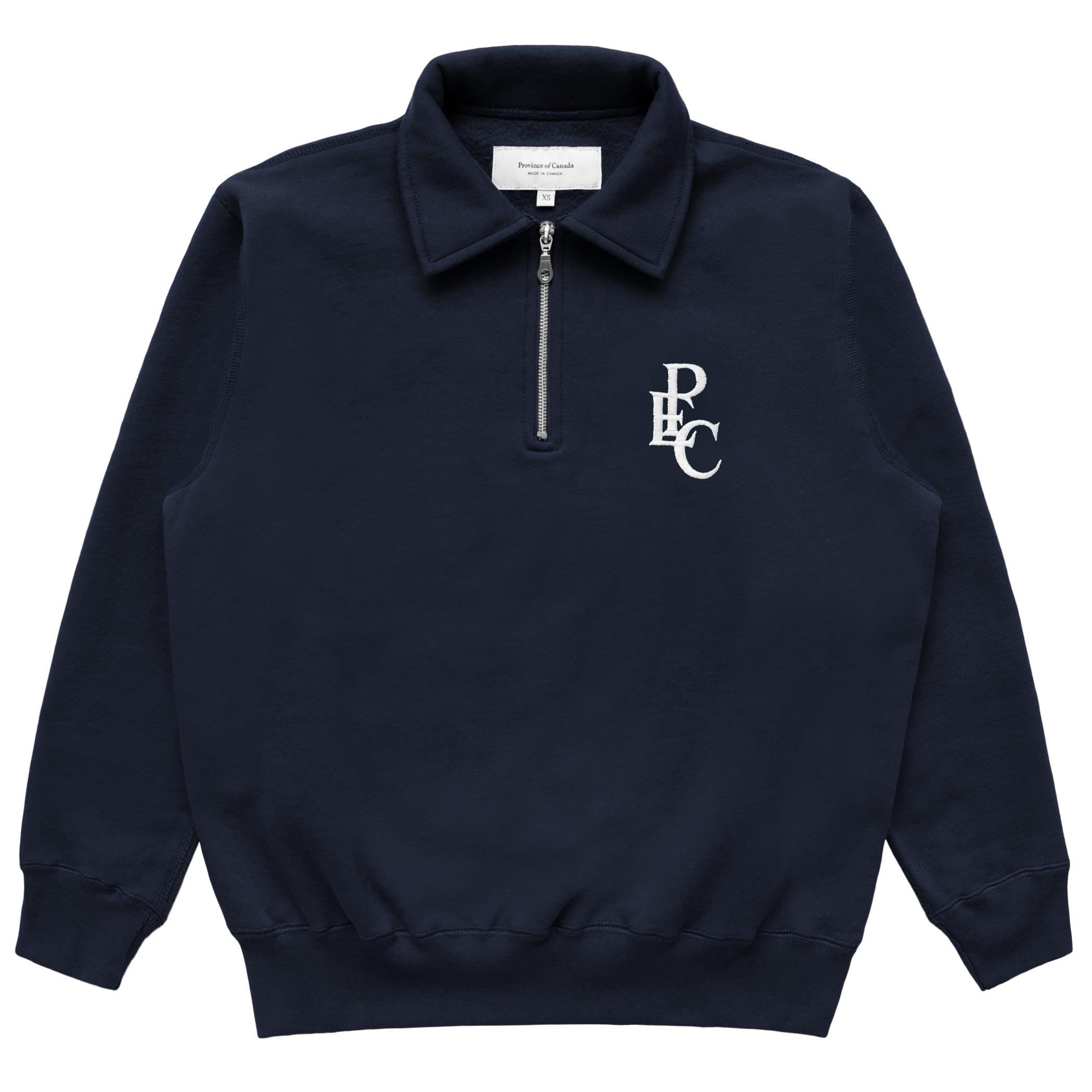 Made in Canada Prince Edward County Half Zip Flag Fleece Sweatshirt - Unisex - Province of Canada