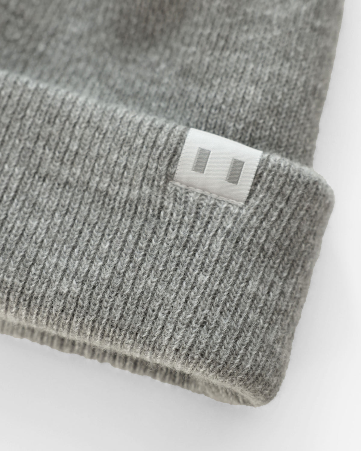 Made in Canada - Cashmere Wool Rib Toque Light Grey - Province of Canada