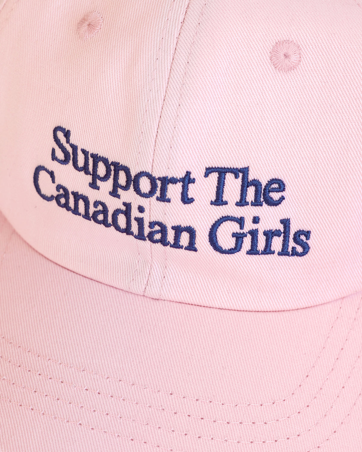 Made in Canada Support the Canadian Girls Baseball Hat Light Pink - Province of Canada