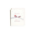 Little Christmas Moose Greeting Card- Made in Canada