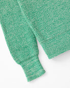 Made in Canada 100% Cotton Knit Sweater Heather Green - Unisex - Province of Canada