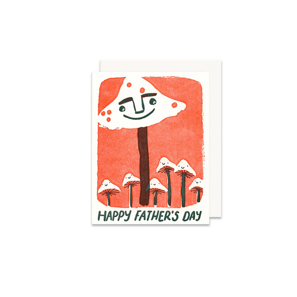 Father's Day Mushrooms Greeting Card - Made in Canada - Province of Canada