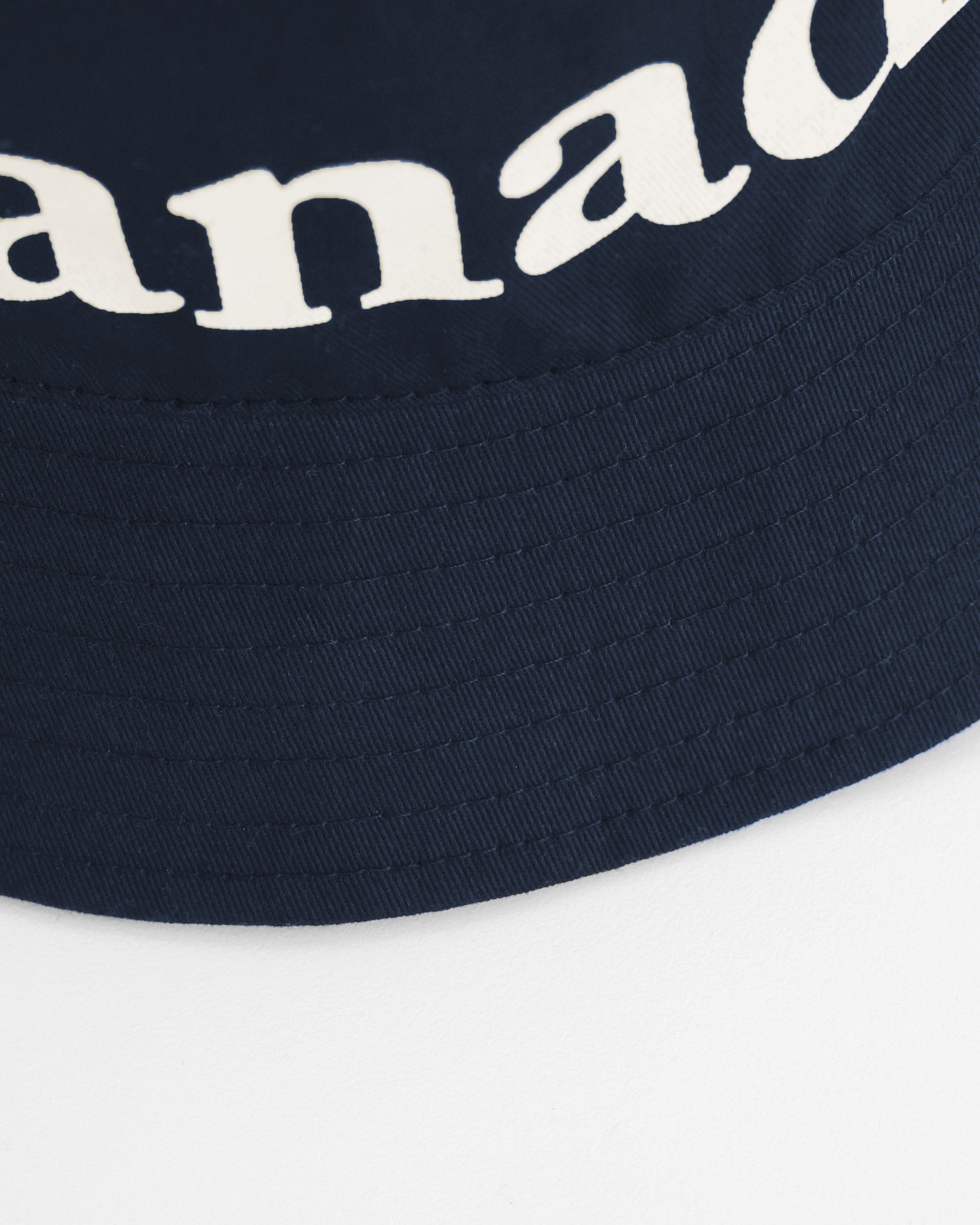 100% Cotton Made in Canada Wordmark Bucket Hat Navy - Province of Canada