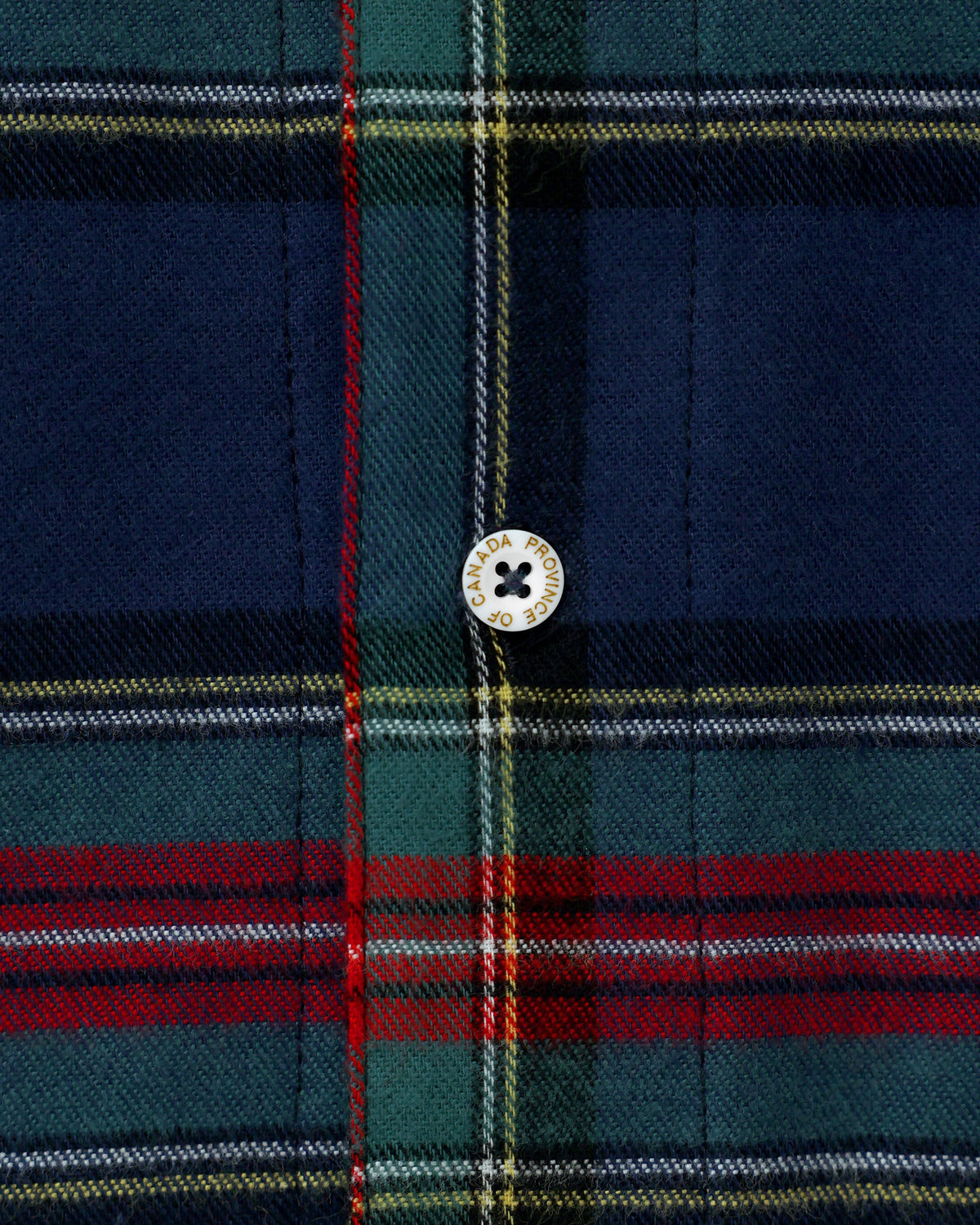 Made in Canada 100% Cotton Nick Plaid Flannel Pyjama Shirt - Unisex - Province of Canada