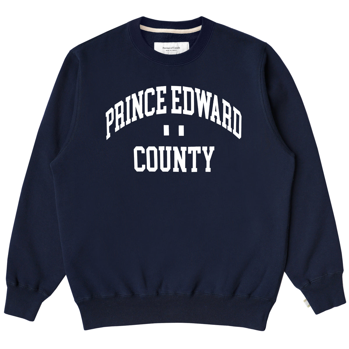Prince Edward County Fleece Sweatshirt Navy - Unisex
