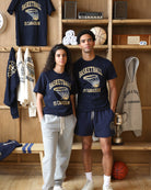 Made in Canada Basketball is Canadian Tee Navy - Unisex - Province of Canada