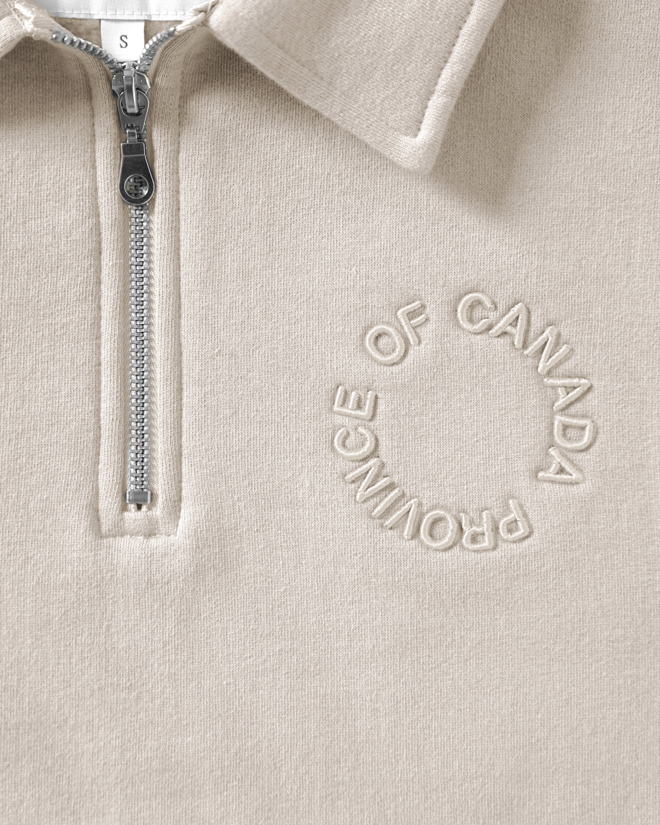 Made in Canada Half Zip Fleece Sweatshirt Beach - Unisex - Province of Canada