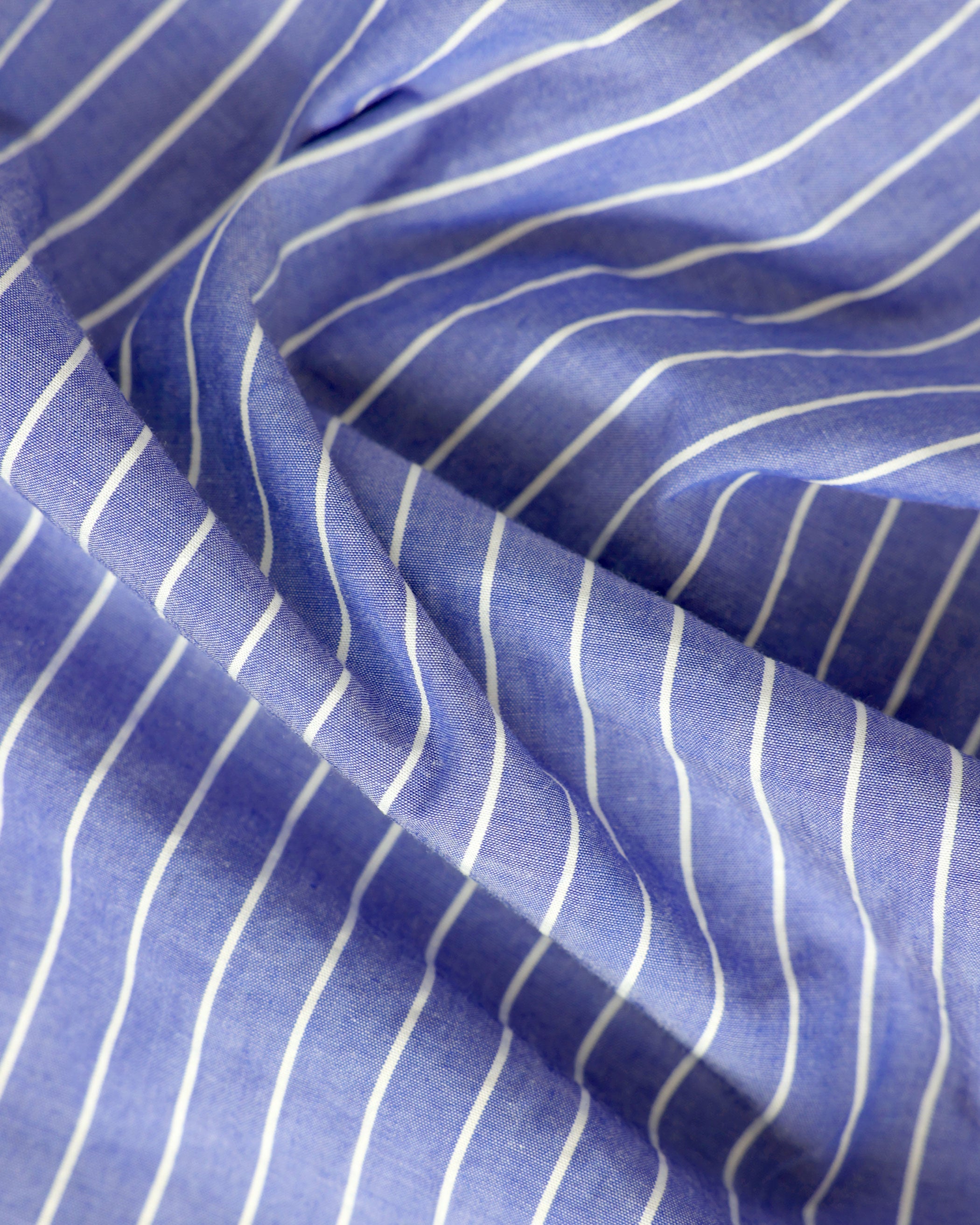 Made in Canada Pyjama Shirt Blue Stripe 100% Organic Cotton - Unisex - Province of Canada