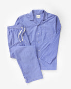 Made in Canada Pyjama Pant Blue Stripe 100% Organic Cotton - Unisex - Province of Canada